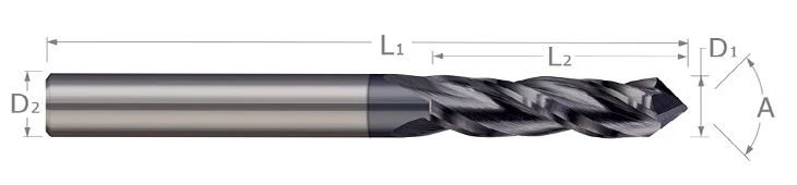 Drill/End Mills - Mill Style - 3 Flute